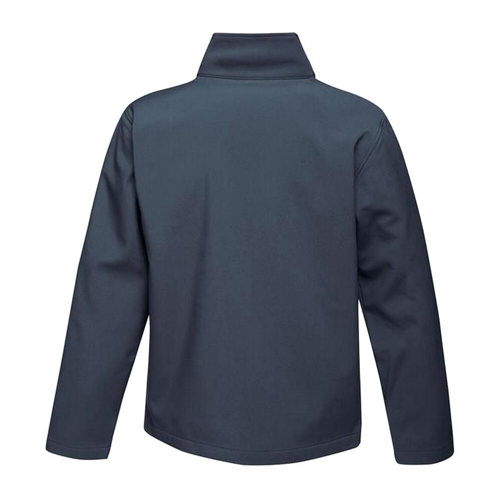Standout Mens Ablaze Printable Softshell Jacket (Navy/French Blue) 2/4