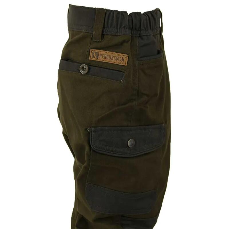 Fuseau chasse tradition enfant polyester coton kaki 6 à 16 ans 5/5