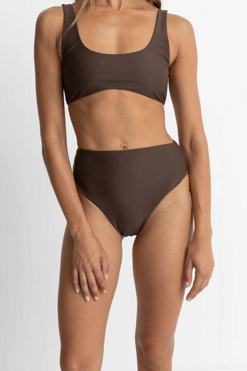 Klassieke Hoge Taille - Dames Badpak Onderkant 3/7