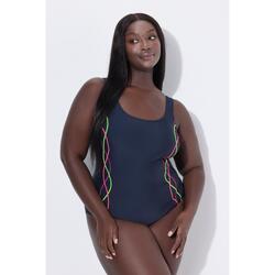 Femme Maillot de bain sans bonnets souples bande sous la poitrine et passepoils