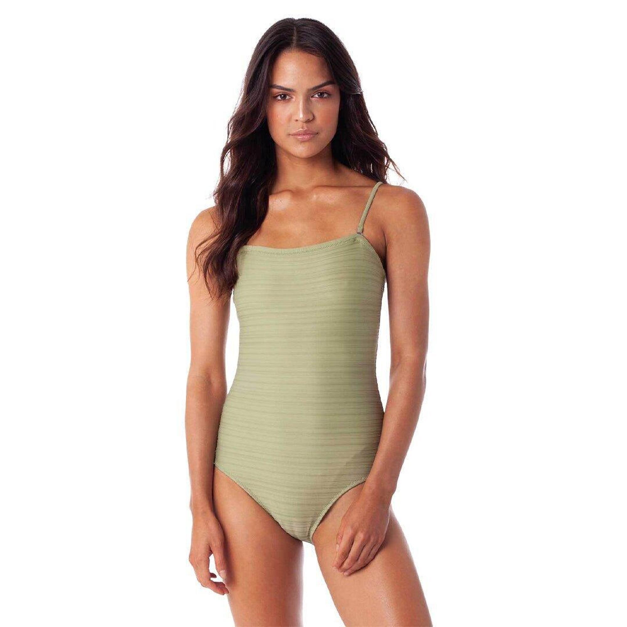 Rhythm - Tahiti Bandeau - Une Pièce Femme - Maillot De Bain 1 Pièce - Vert -  Xs - Decathlon