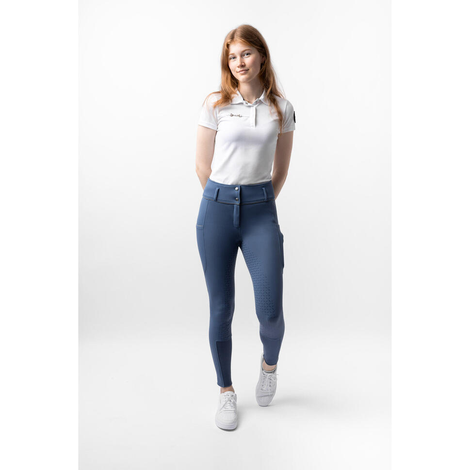 Leginsy jeździeckie full grip damskie Horze Breeches