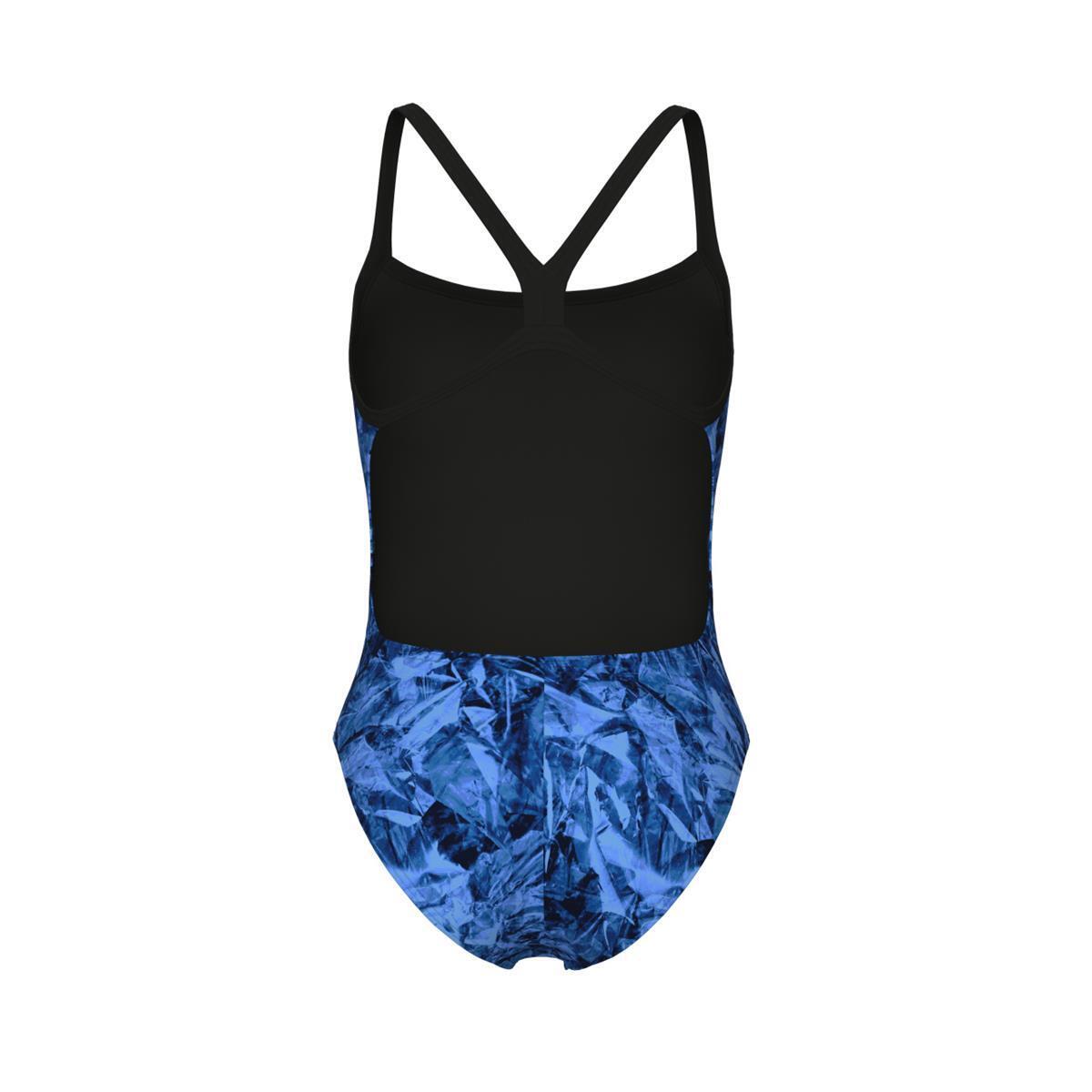 Maillot de bain 1 pièce femme Arena Team Crackle Challenge 2/2