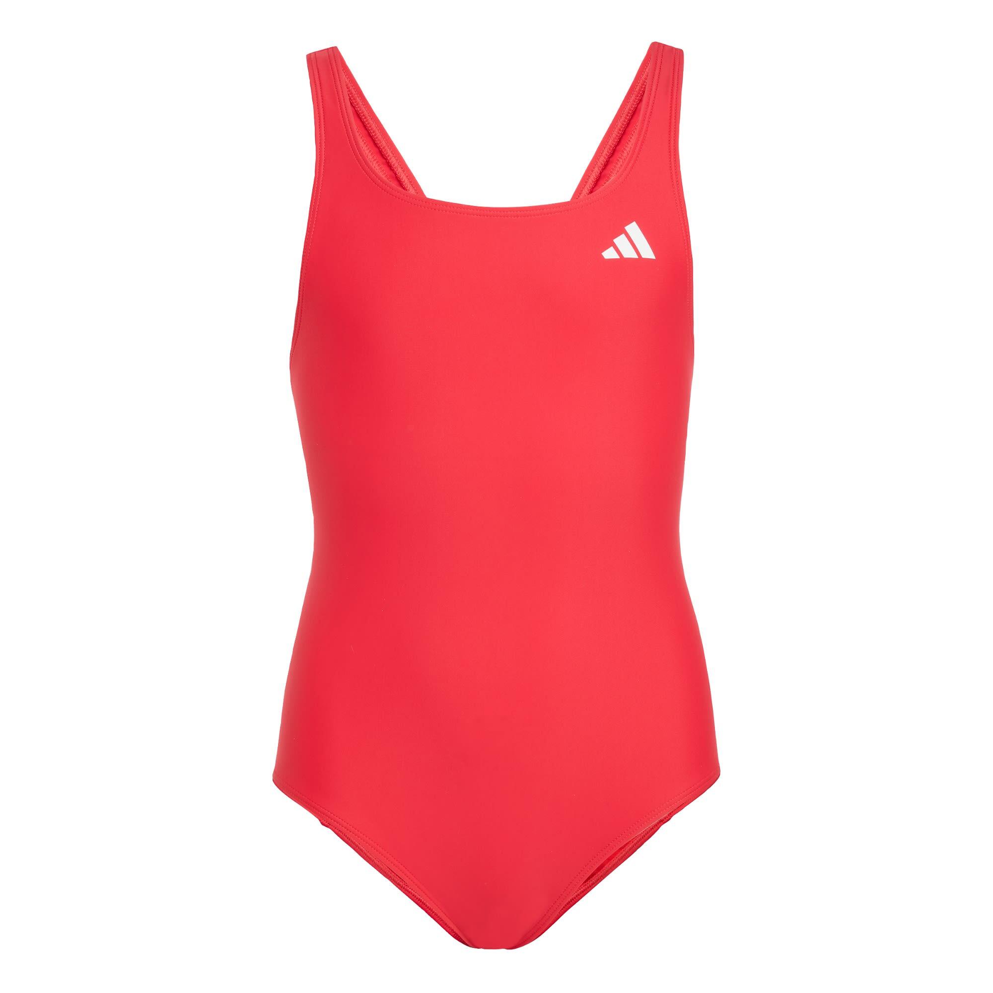 Adidas - Maillot De Bain Dos V Enfants - Maillot De Bain 1 Pièce - Rouge - 7-8 Ans - Decathlon