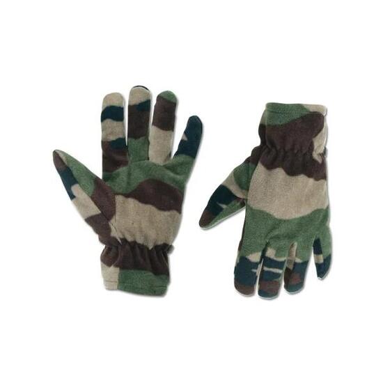 Gants polaires légers élastique fibre polaire polyester camo
