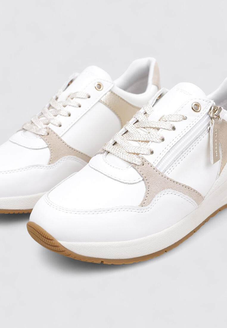 Chaussure de randonnée Baskets Femme Geox D BULMYA B Blan 3/5