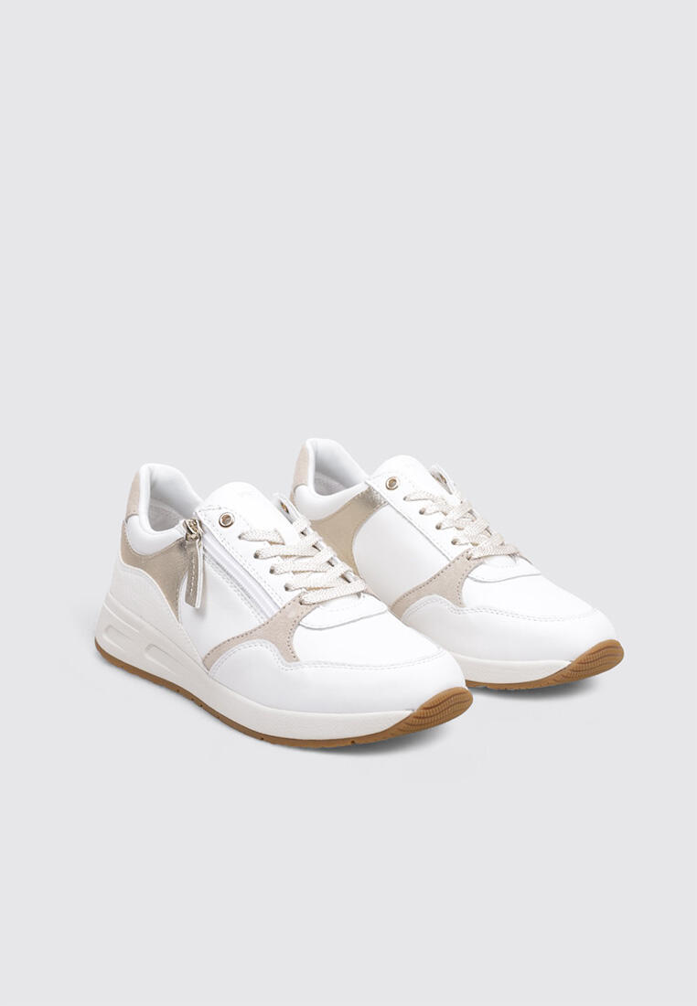 Chaussure de randonnée Baskets Femme Geox D BULMYA B Blan 2/5
