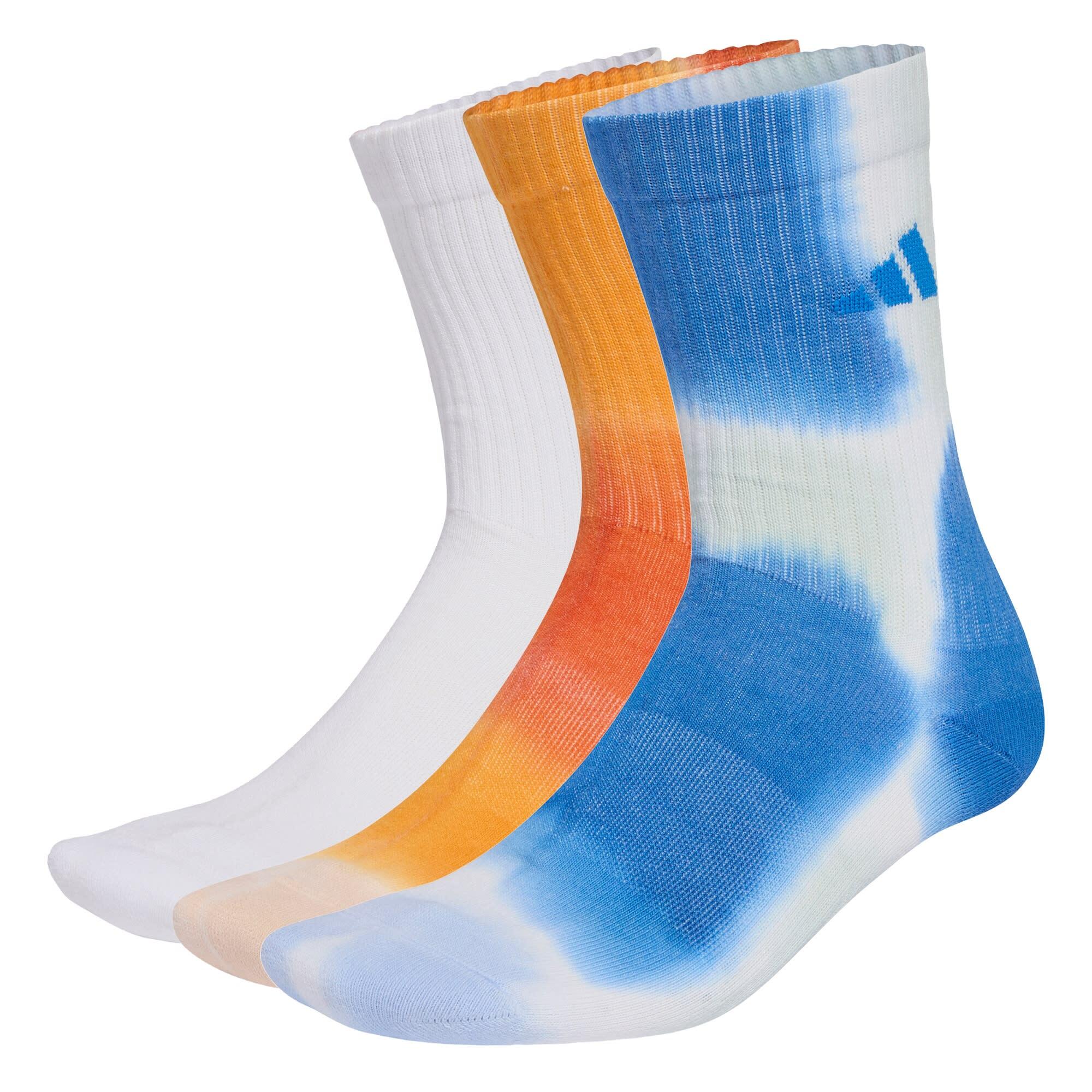 ADIDAS Ponožky Tie-Dye – 3 páry