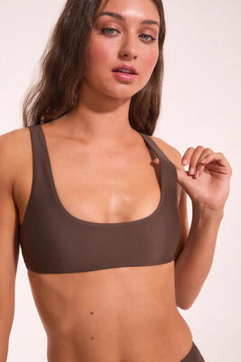 Classic crop - dames badpak top