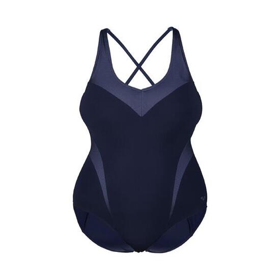 Dames zwempak uit 1 stuk Arena Isabel Light Cross Back Plus