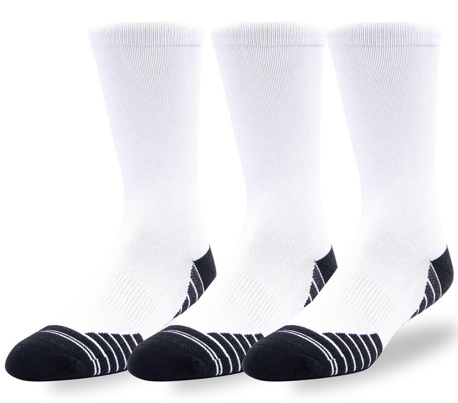Calzini unisex Scrimmage Solid Pack-White-S Flyweight CONF.3 PZ 1/1
