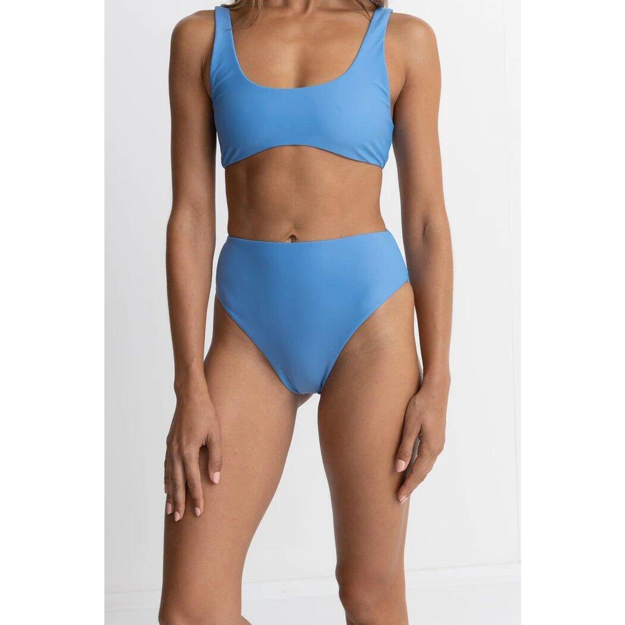 Rhythm - Classic Hi Waist - Bas De Maillot Femme - Maillot De Bain 2 Pièces - Bleu -  Xs - Decathlon