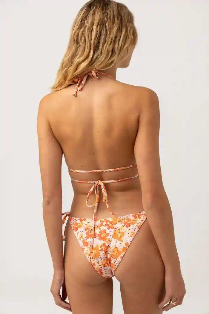 Rosa Floral - Parte Superior de Traje de Baño Mujer 5/7