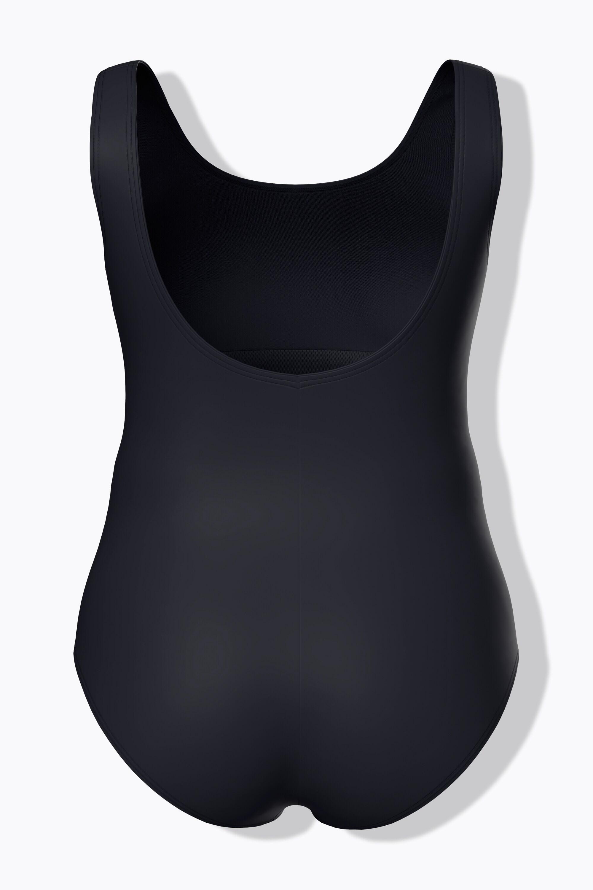 Femme Maillot de bain sans bonnets souples décolleté rond et passepoil 7/7