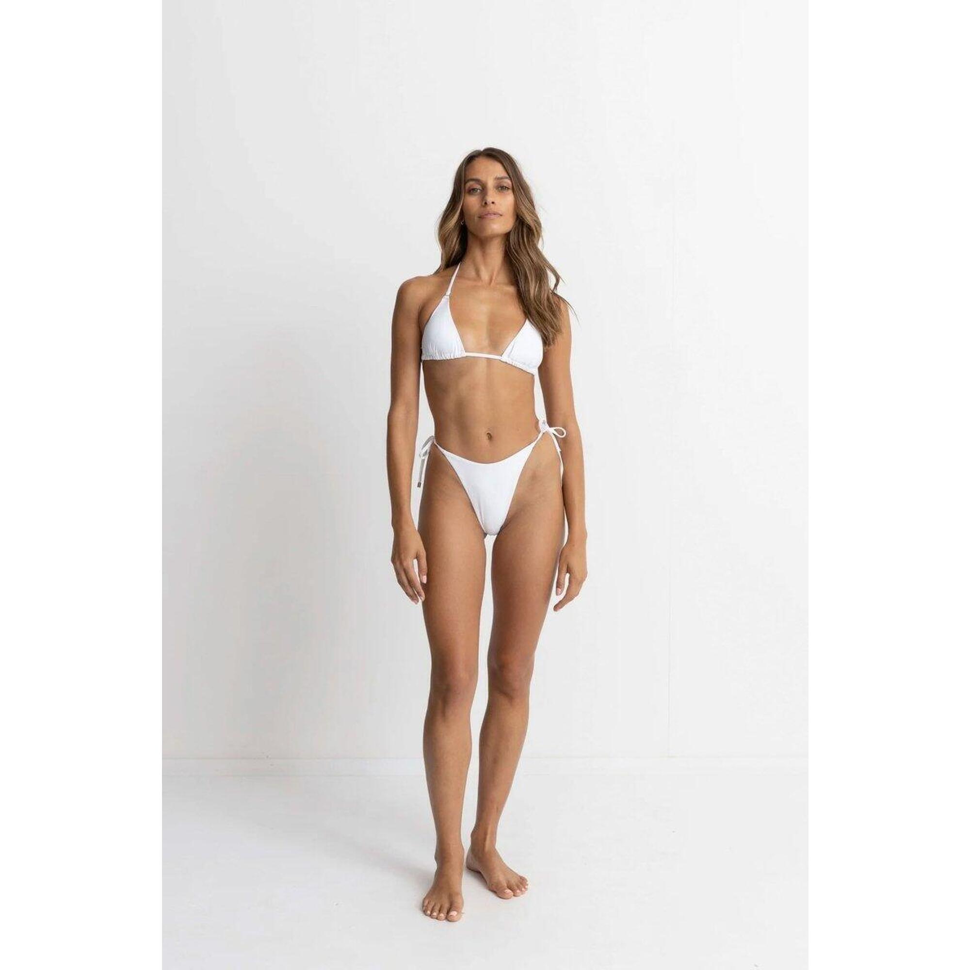 Rhythm - Classic Slide Tri - Haut De Maillot Femme - Maillot De Bain 2 Pièces - Blanc - 36 Xs - Decathlon