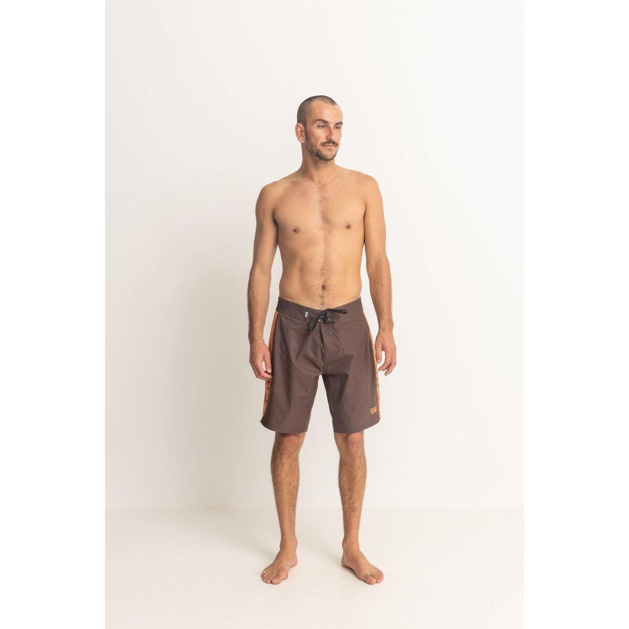 Rhythm - Rise & Shine Boardshort Homme - Boardshort - Marron - Decathlon