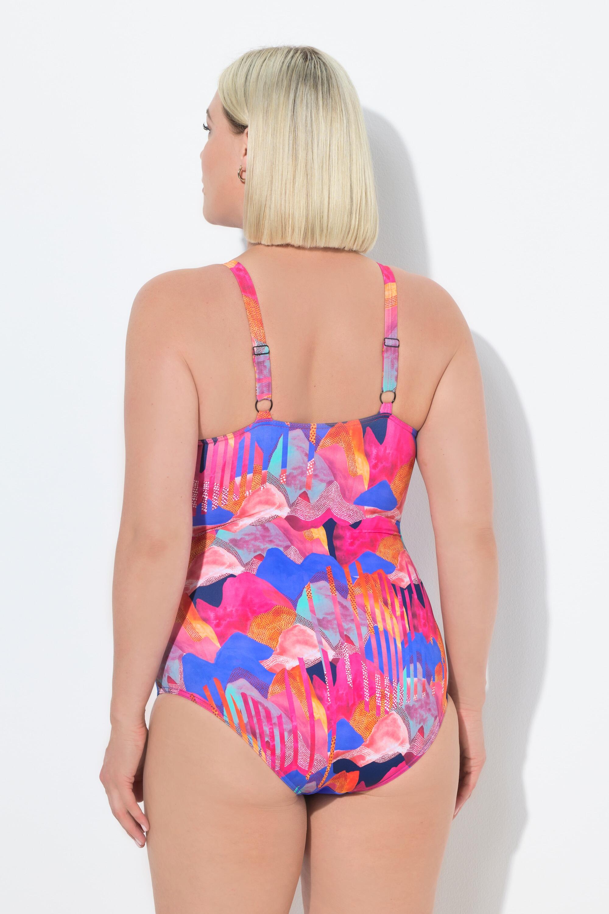 Femme Maillot de bain à bonnets souples décolleté esprit cache-cœur 2/7