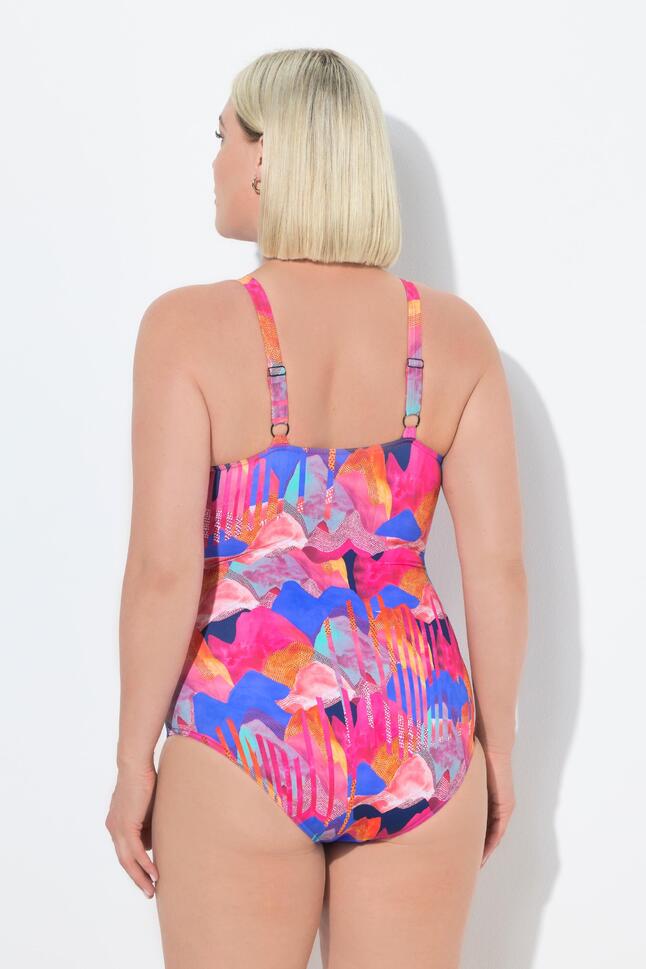 Damski Strój kąpielowy w kopertowym stylu miękkie miseczki