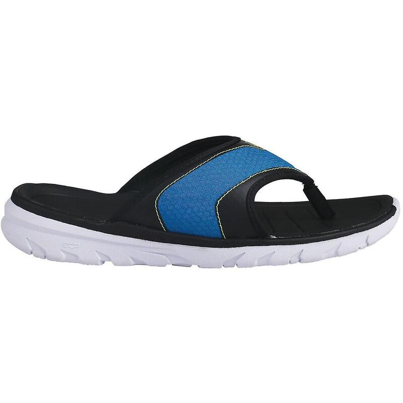 Heren teenslippers Xiro (Benzineblauw/jasmijngroen)