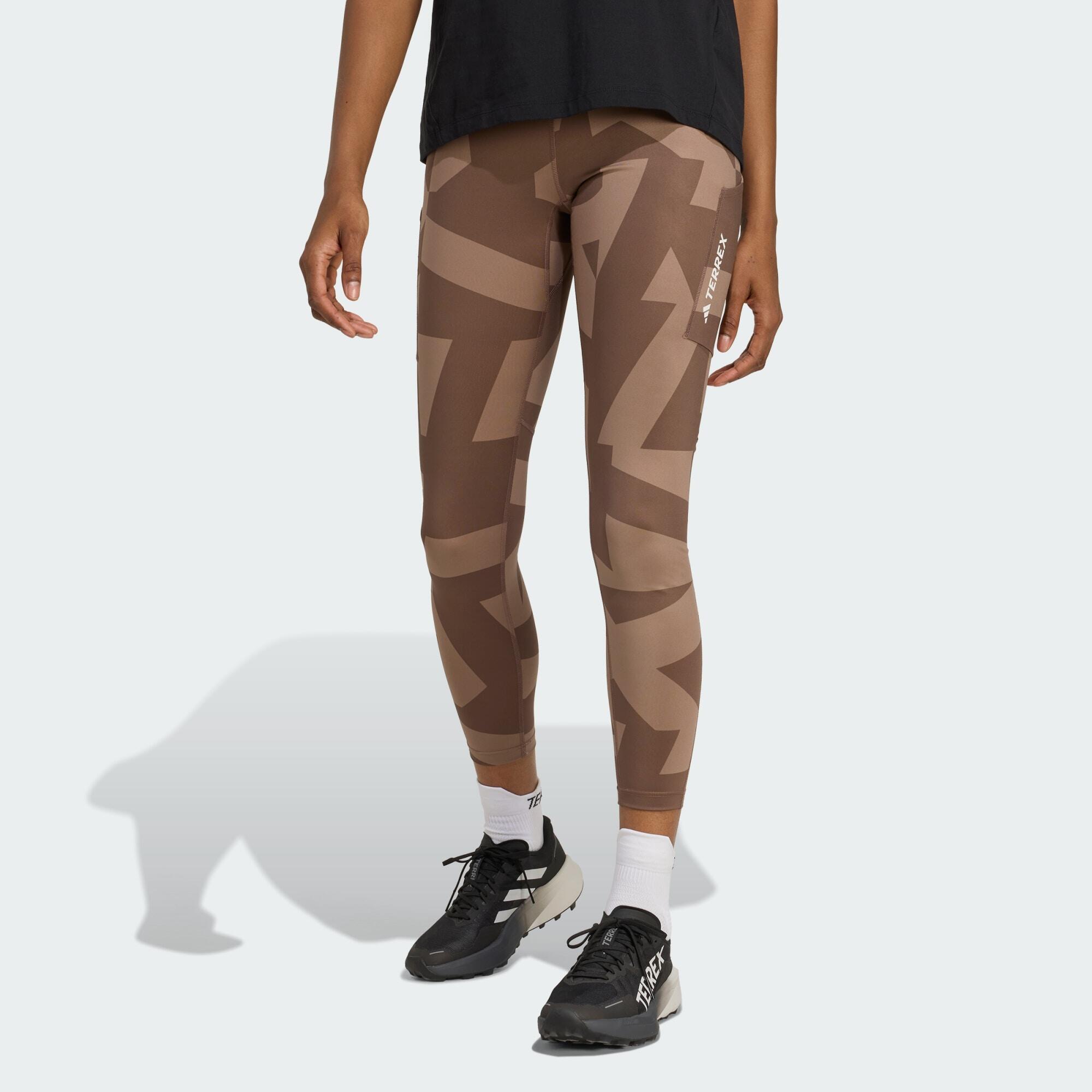 Adidas - Tight Imprimé Terrex Multi - Collant - Beige|kaki|marron - Decathlon