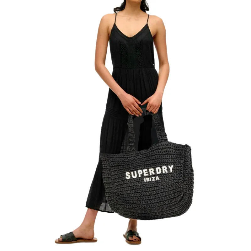 Tote bag femme Superdry Raffia City 3/6