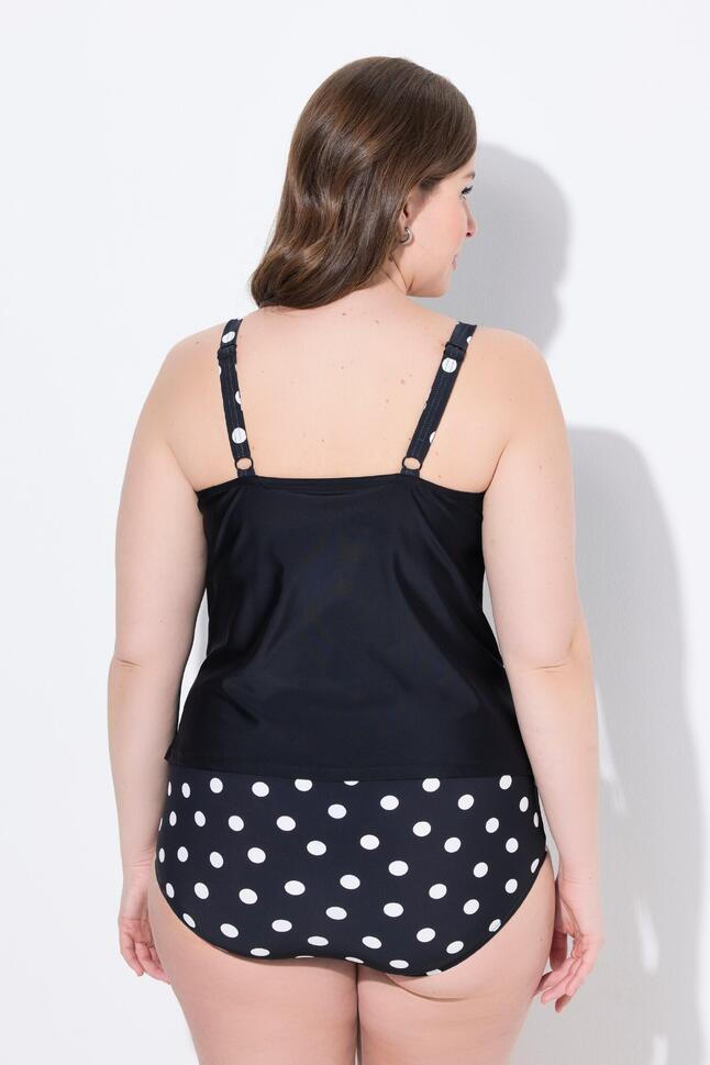 Damskie tankini Bellieva góra bez miękkich miseczek kropki