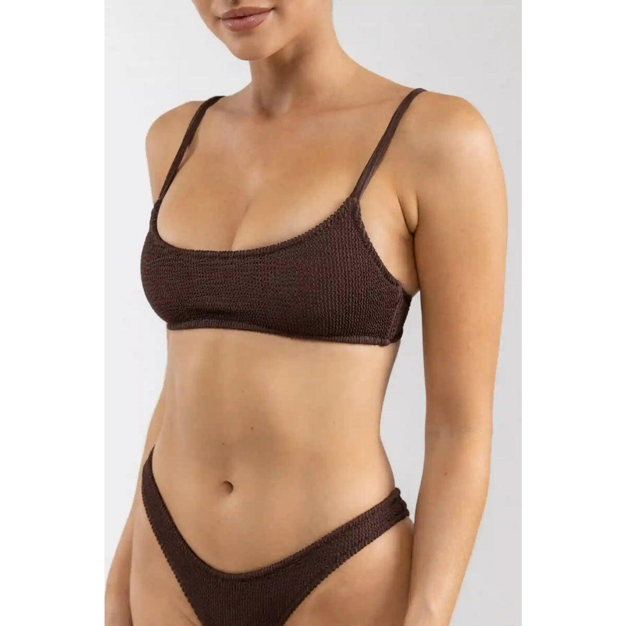 Rhythm - Wave Break - Haut De Maillot Femme - Maillot De Bain 2 Pièces - Marron - 38 S - Decathlon