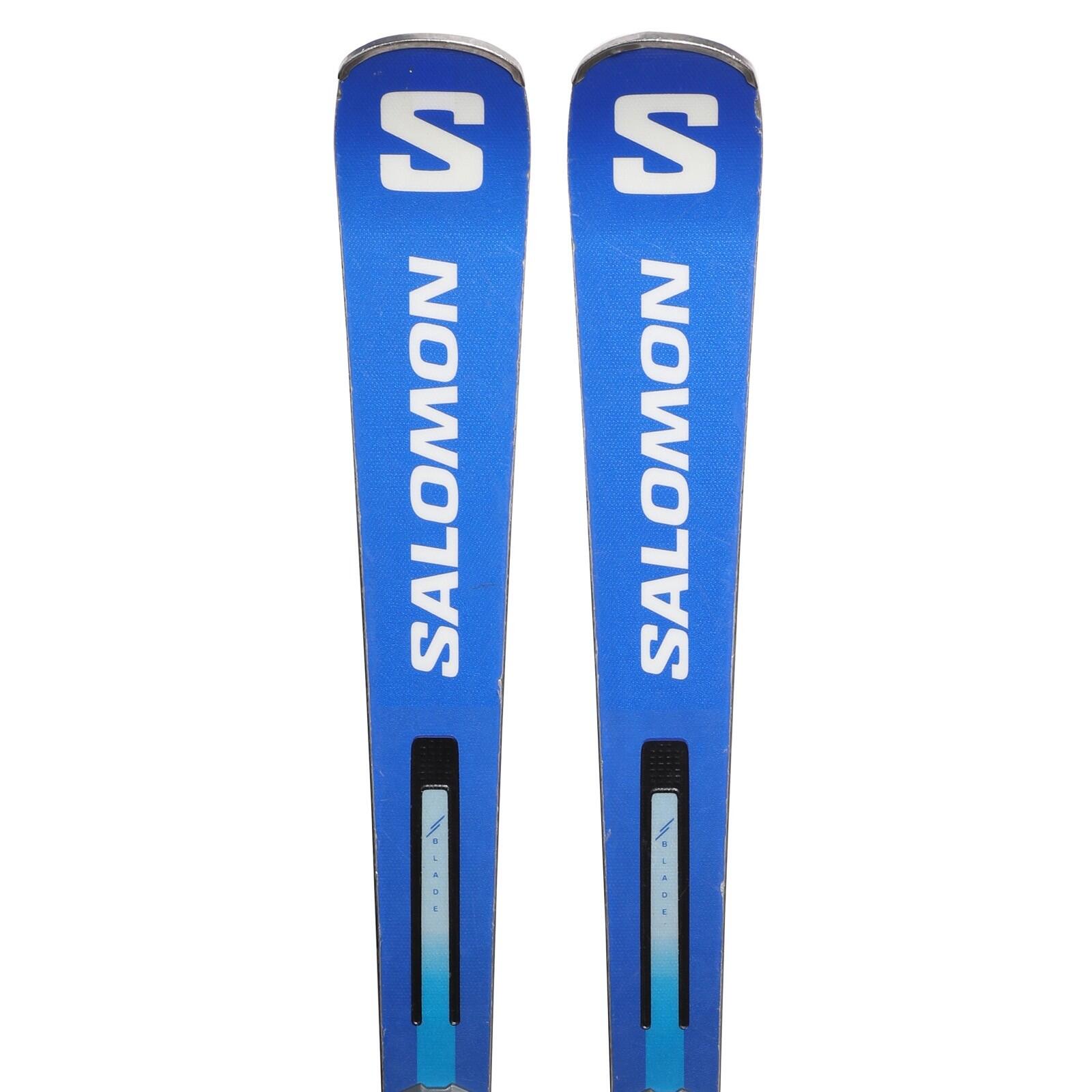 RECONDITIONNE - Ski Salomon S Race Sl 10 + Fixations 1/4
