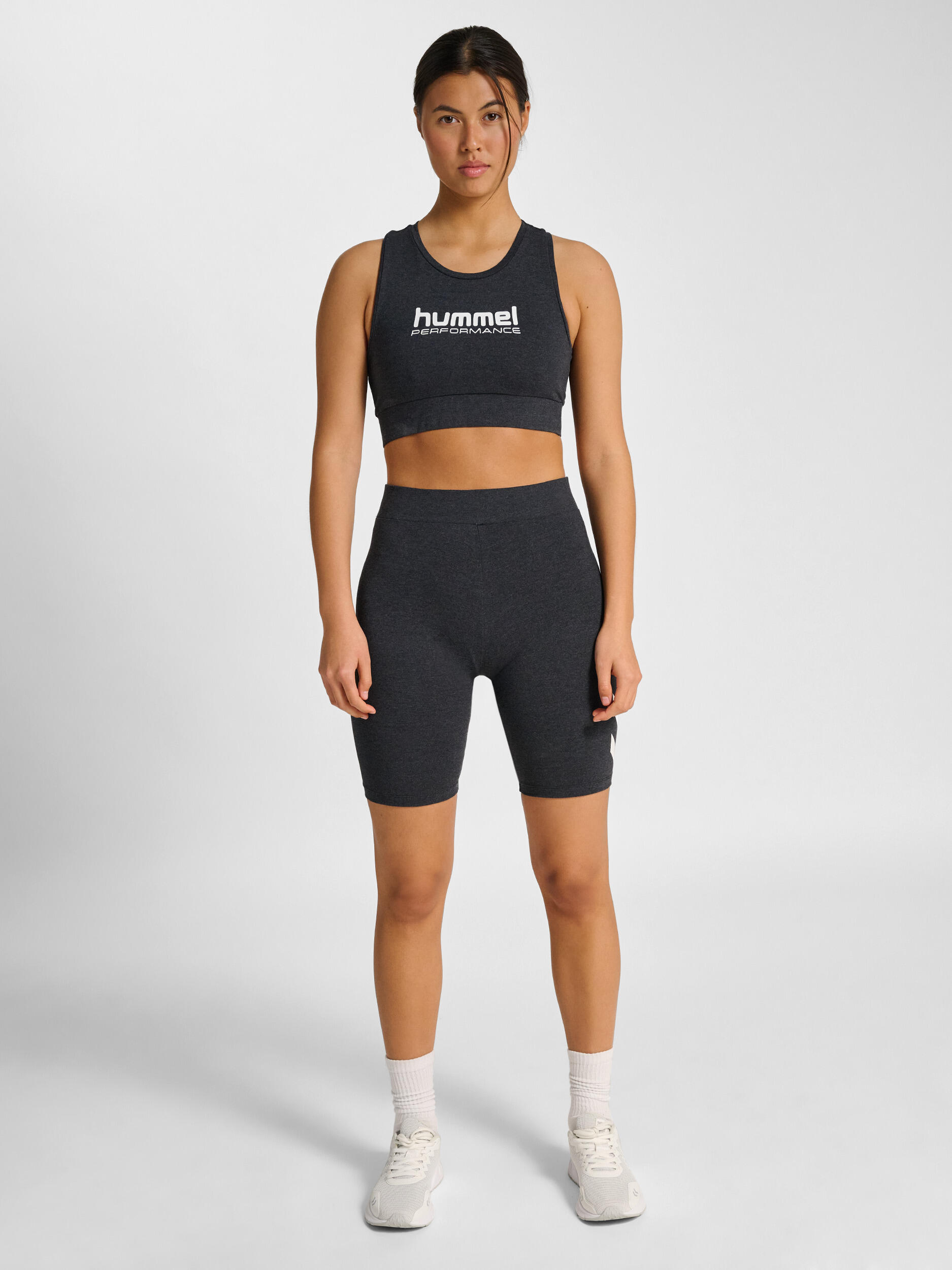 Light support bra with logo for women Hummel Pulse 3/7