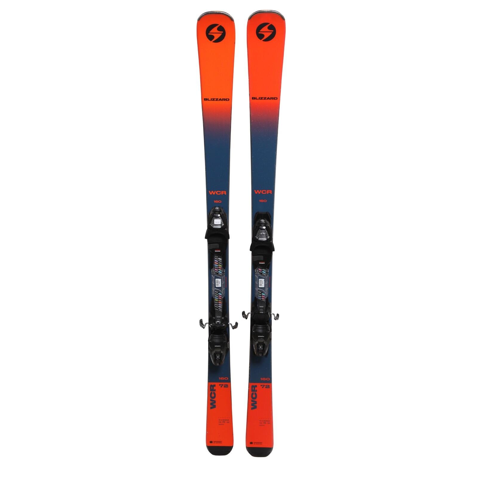 RECONDITIONNE - Ski Blizzard Wcr 72 + Fixations 2/4