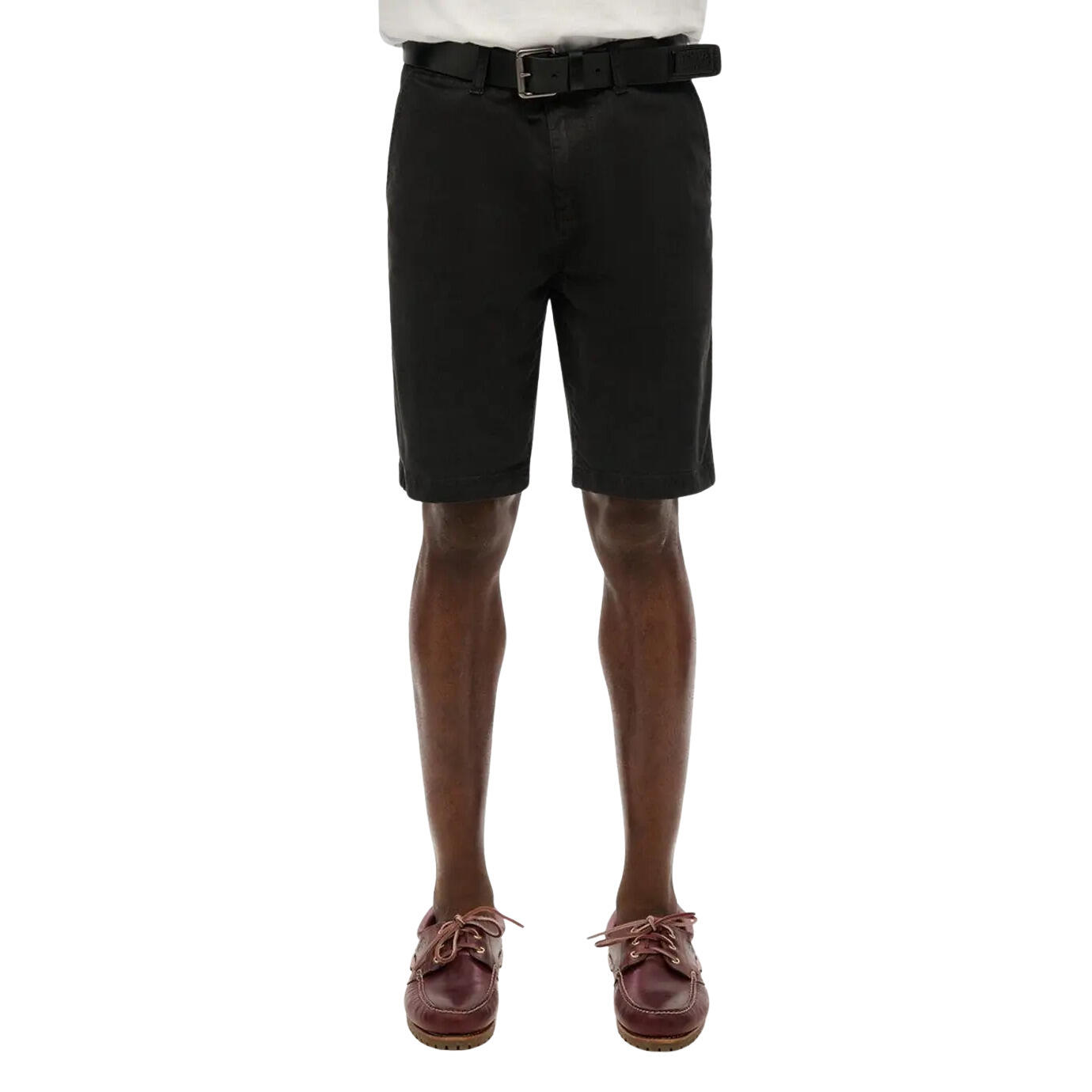 Superdry - Short Chino Superdry Officer - Short - Noir - Decathlon