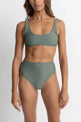 Classic crop - dames badpak top