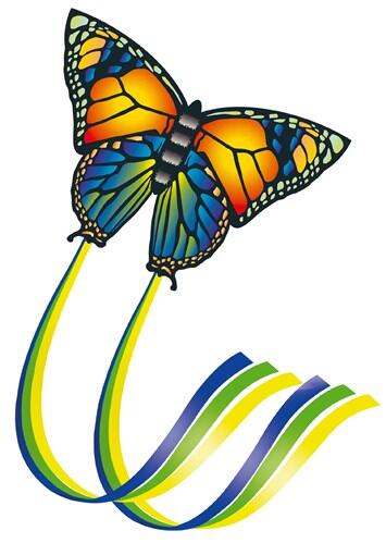 Cerf-volant pour enfants Gunther Butterfly GU1151 Vert 63 x 95 cm