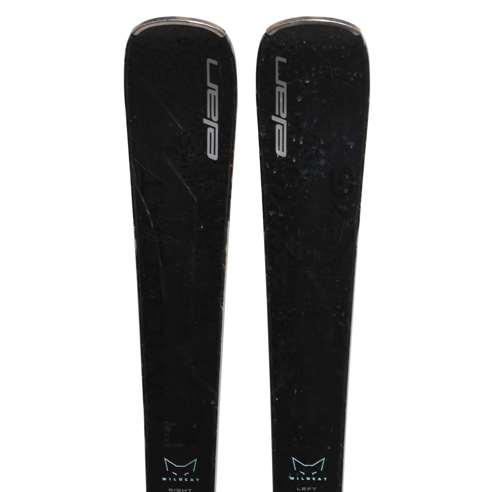 ELAN RECONDITIONNE - Ski Elan Wildcat 76 Black Edition + Fixations