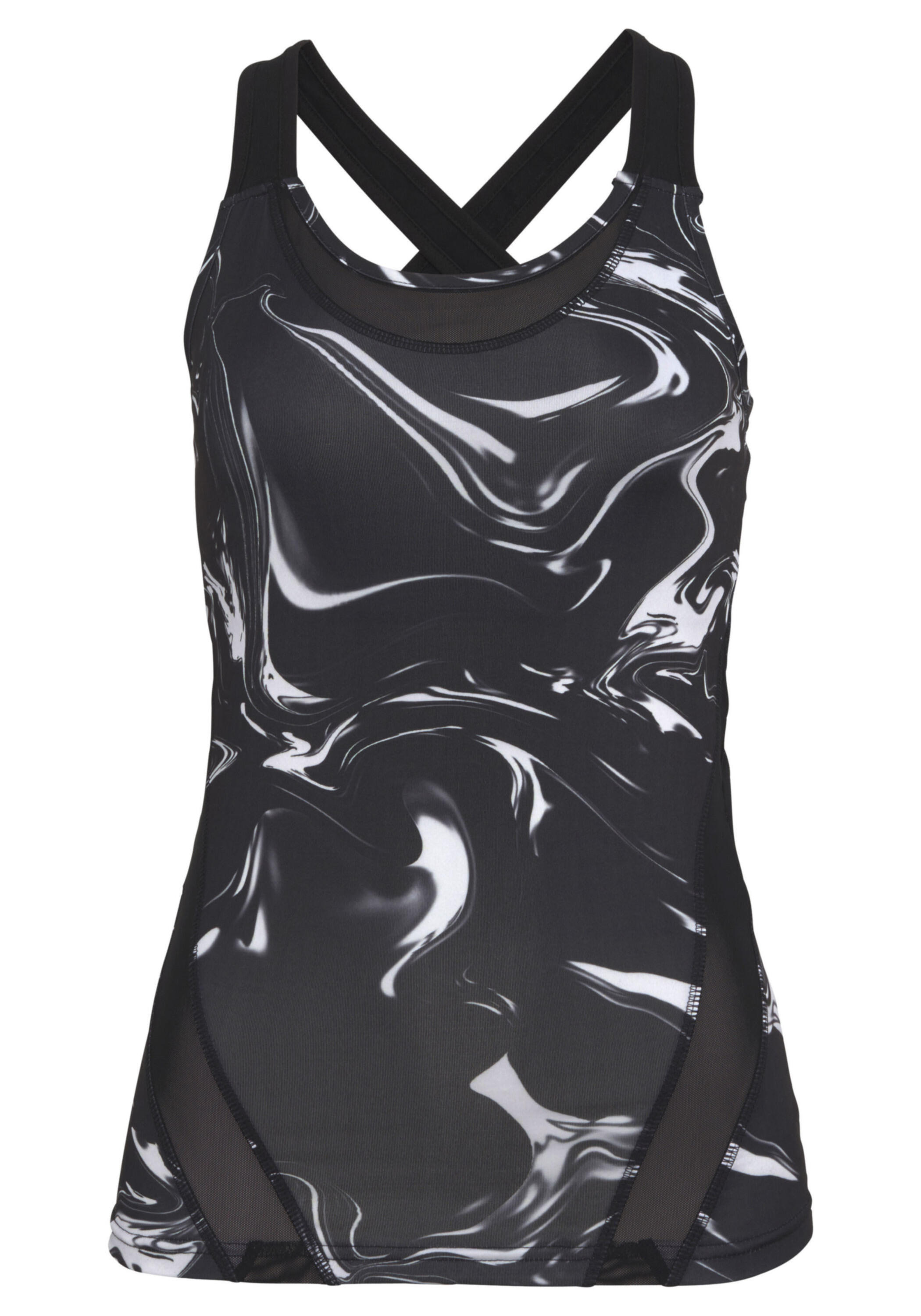 Damen LASCANA ACTIVE Sporttop »White Marble« 2/2