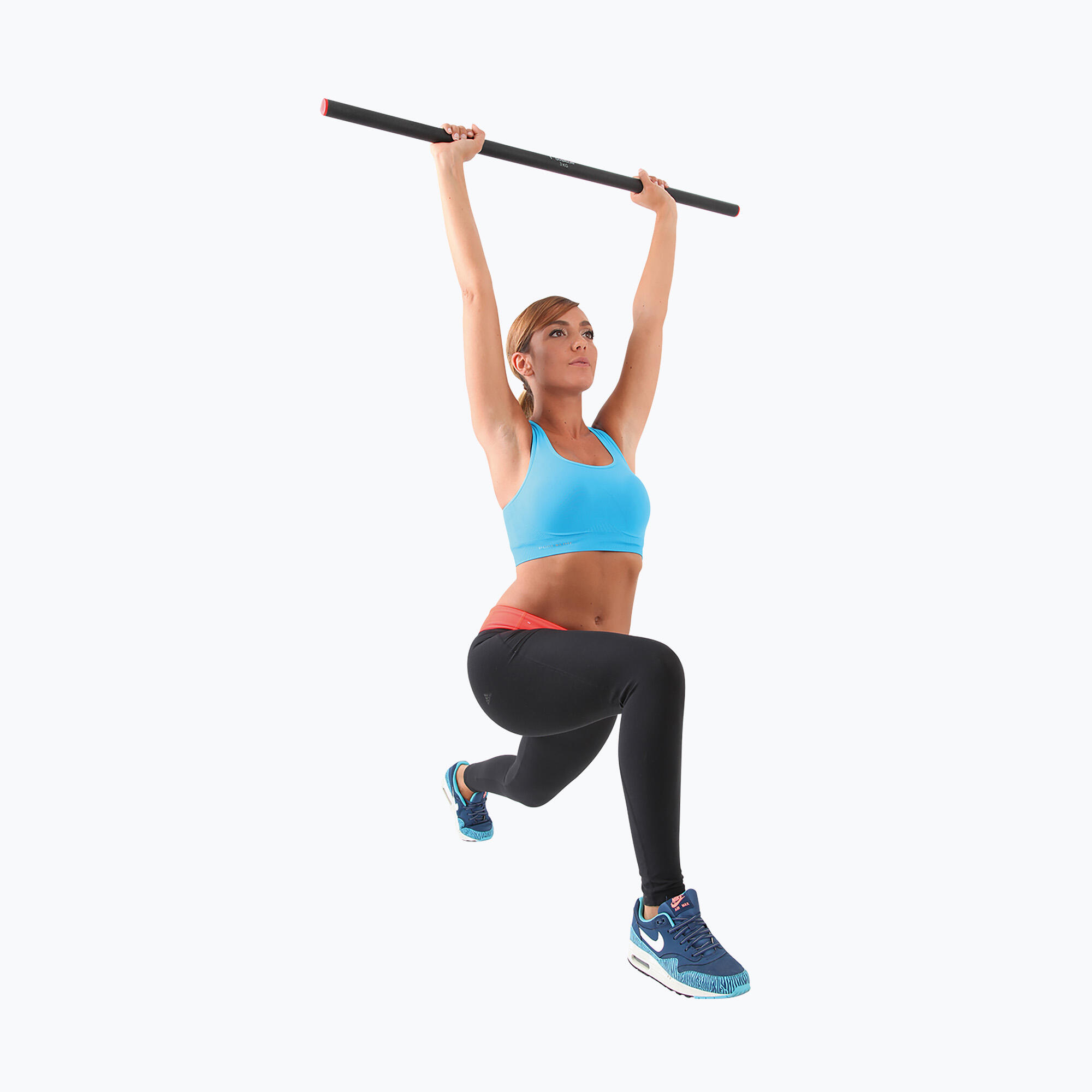 Gewichtsstab Weighted Bar 3 kg Rot Fitness / Krafttraining Unisex Rot 4/5
