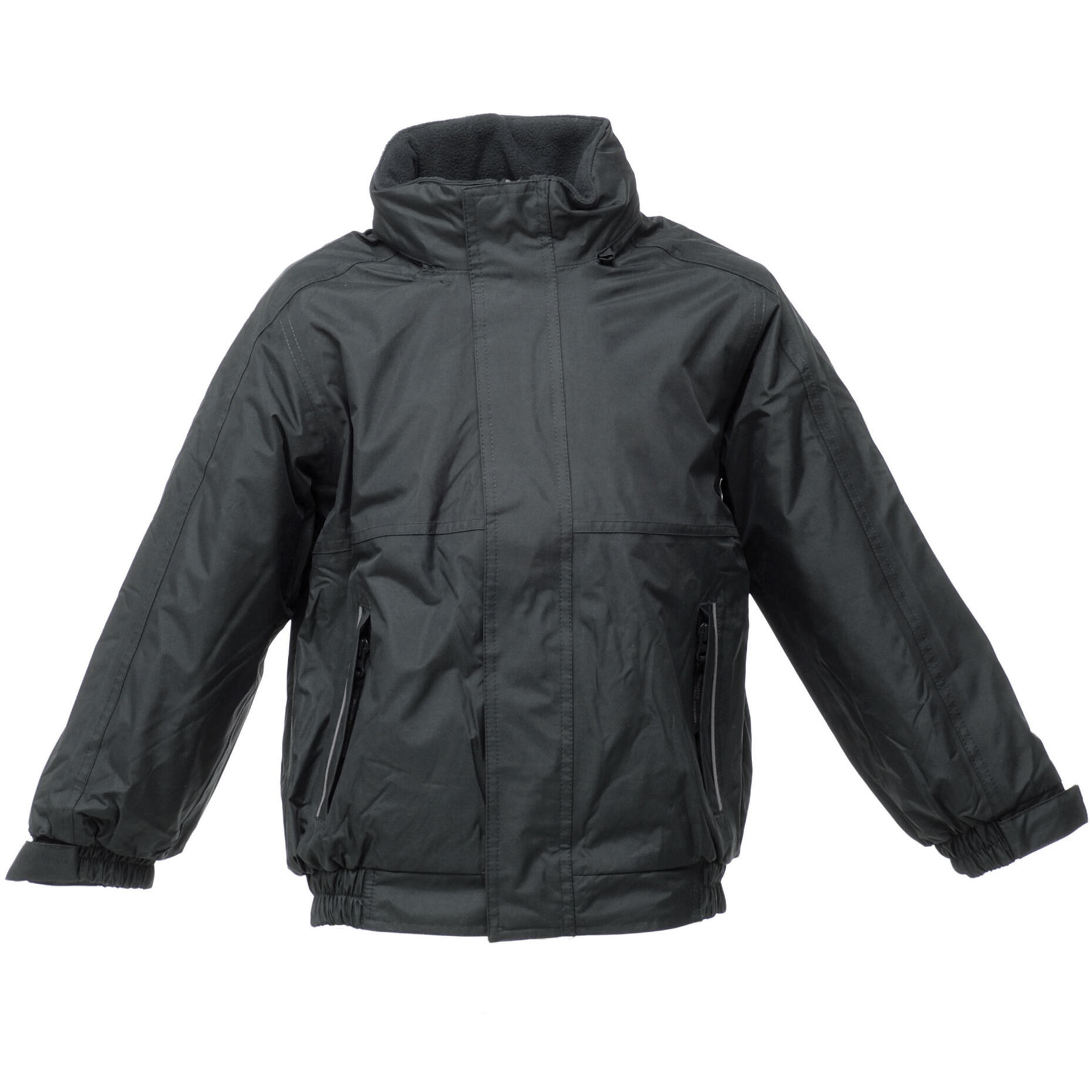 Dover Kids Fleece Jacket (Black/Ash)