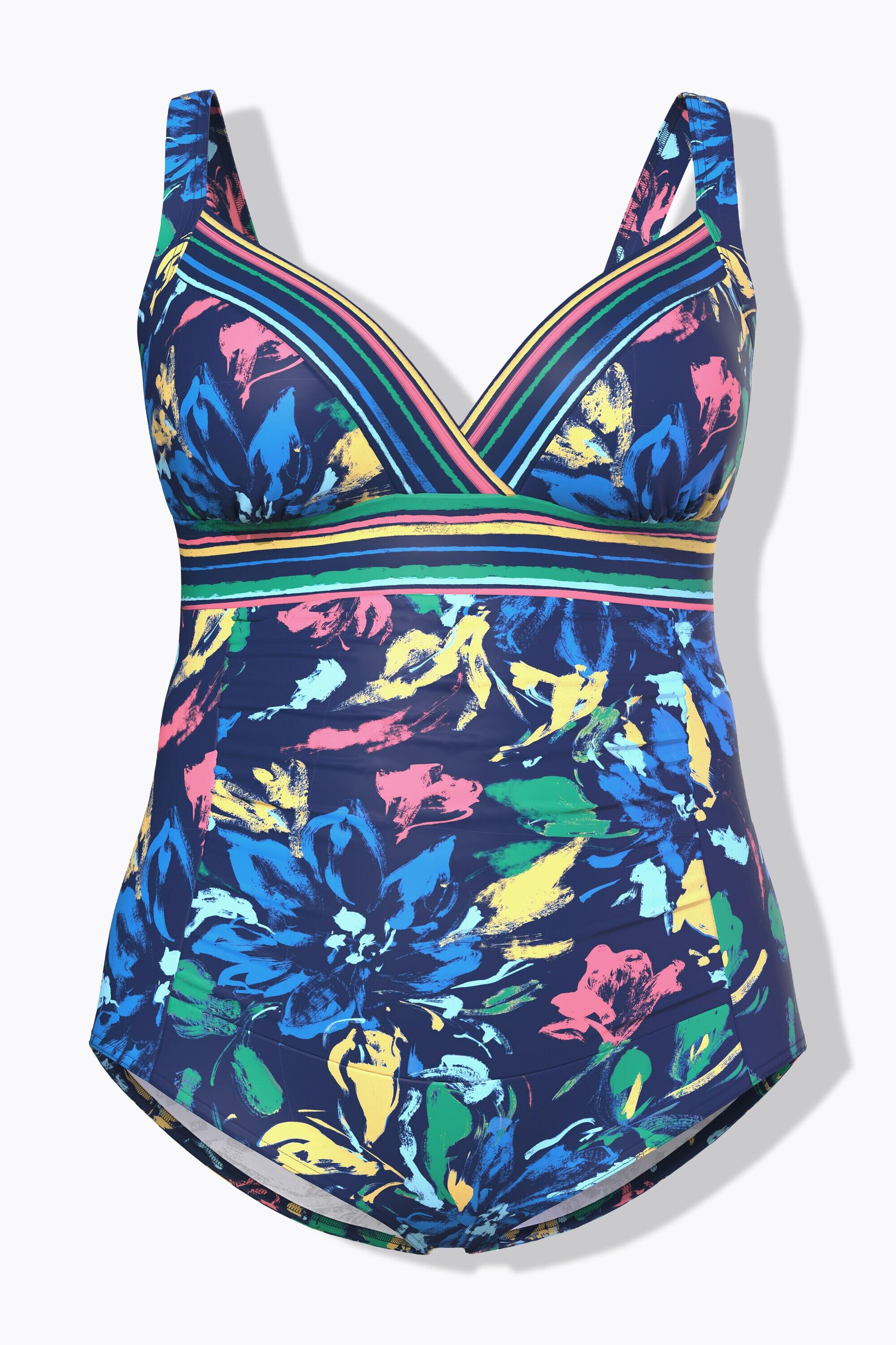 Femme Maillot de bain à bonnets souples. Décolleté V et doublure Powermesh 6/7