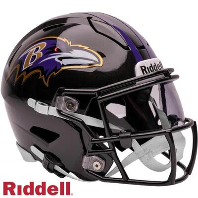 Riddell speedflex midi nfl replica helmet mid-size baltimore ravens
