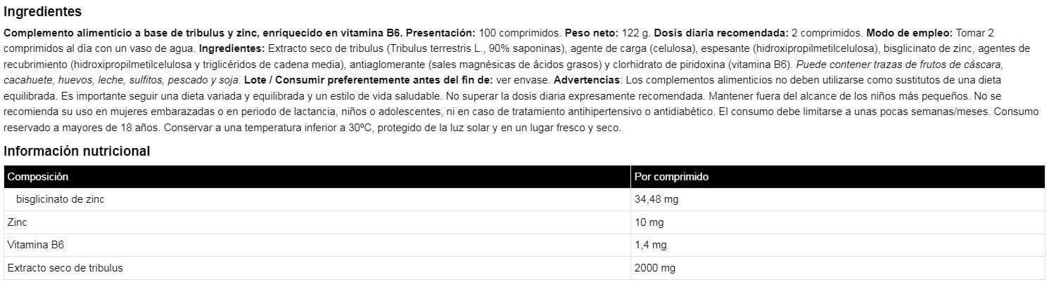 Tribulus + Zink – 100 Tabletten IO.Genix 2/3