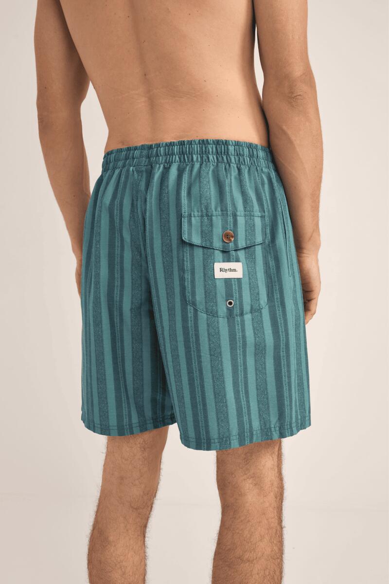 Padrão Paisley - Calções de Praia Homem 3/4