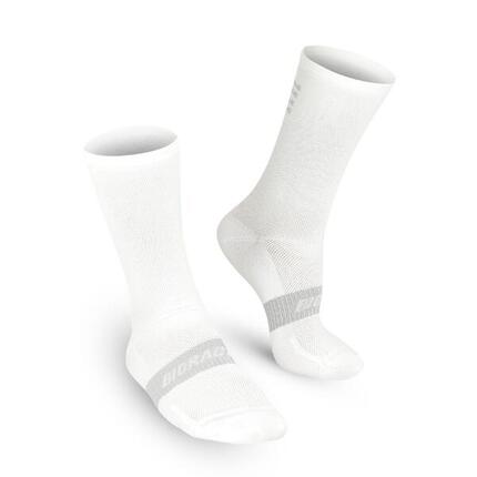 Radsocken Sommer Atmungsaktiv Unisex - Weiß