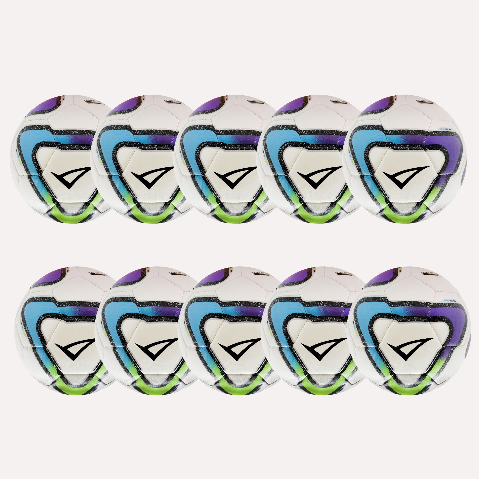 LEGEA Pack da 10 Palloni Da Calcio Roboro 3.0