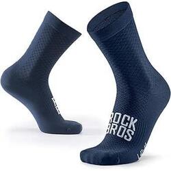 ROCKBROS Road to Sky Chaussettes Vélo Respirantes Longues Unisexes L Bleu