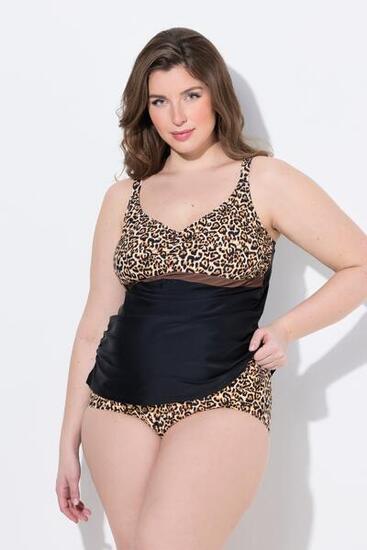 Damen Bellieva Tankini-Oberteil ohne Softschalen Leo