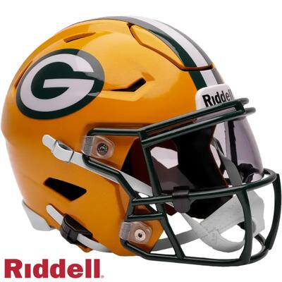 Riddell speedflex midi nfl replica helmet mid-size green bay packers