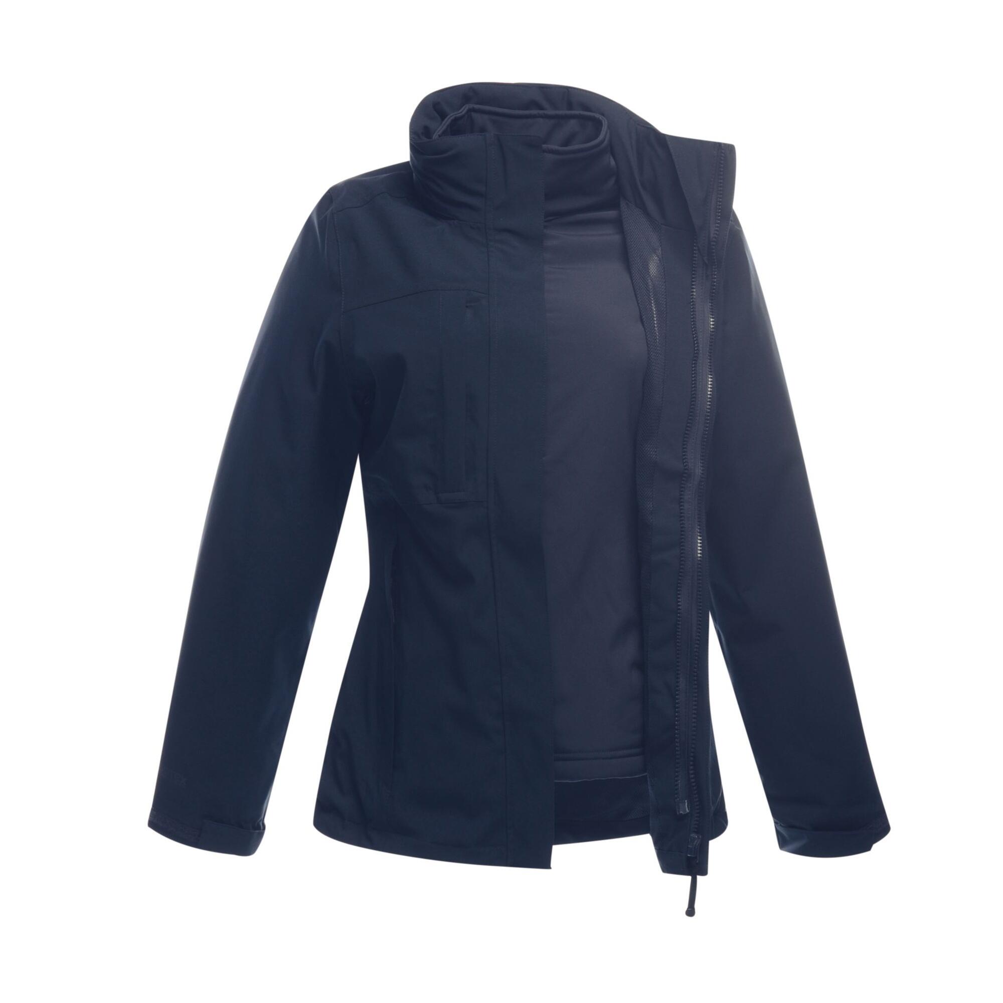 Professional Womens/Ladies Kingsley 3in1 Waterproof Jacket (Navy) 2/5