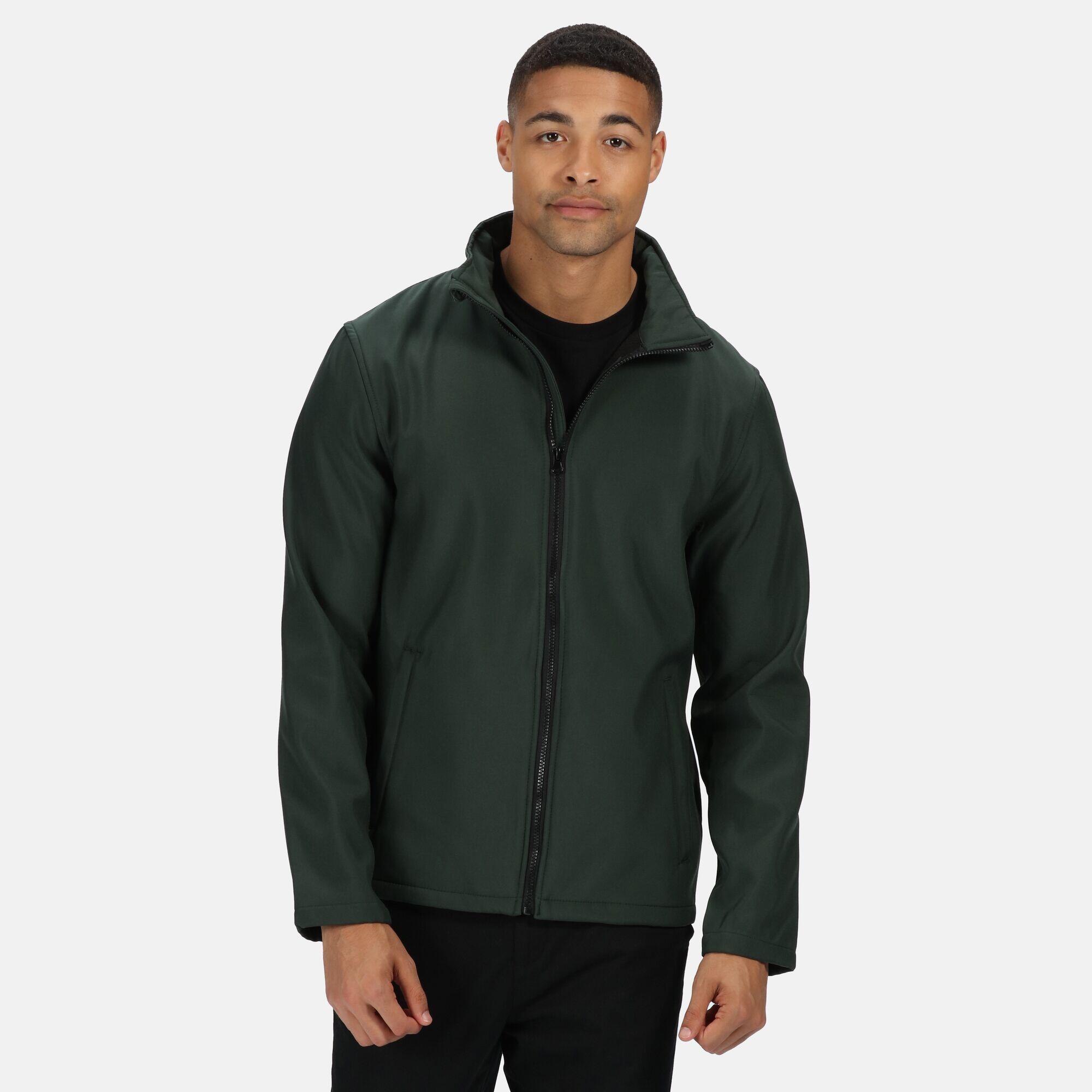 Standout Softshelljacke Ablaze bedruckbar Herren Tannengrün/Schwarz 4/5