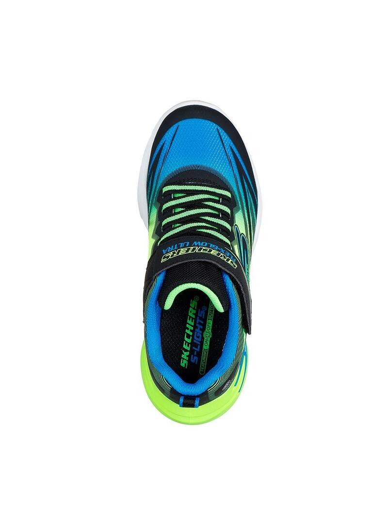 Chaussures pour enfant Skechers Flex glow Bleu 4/5