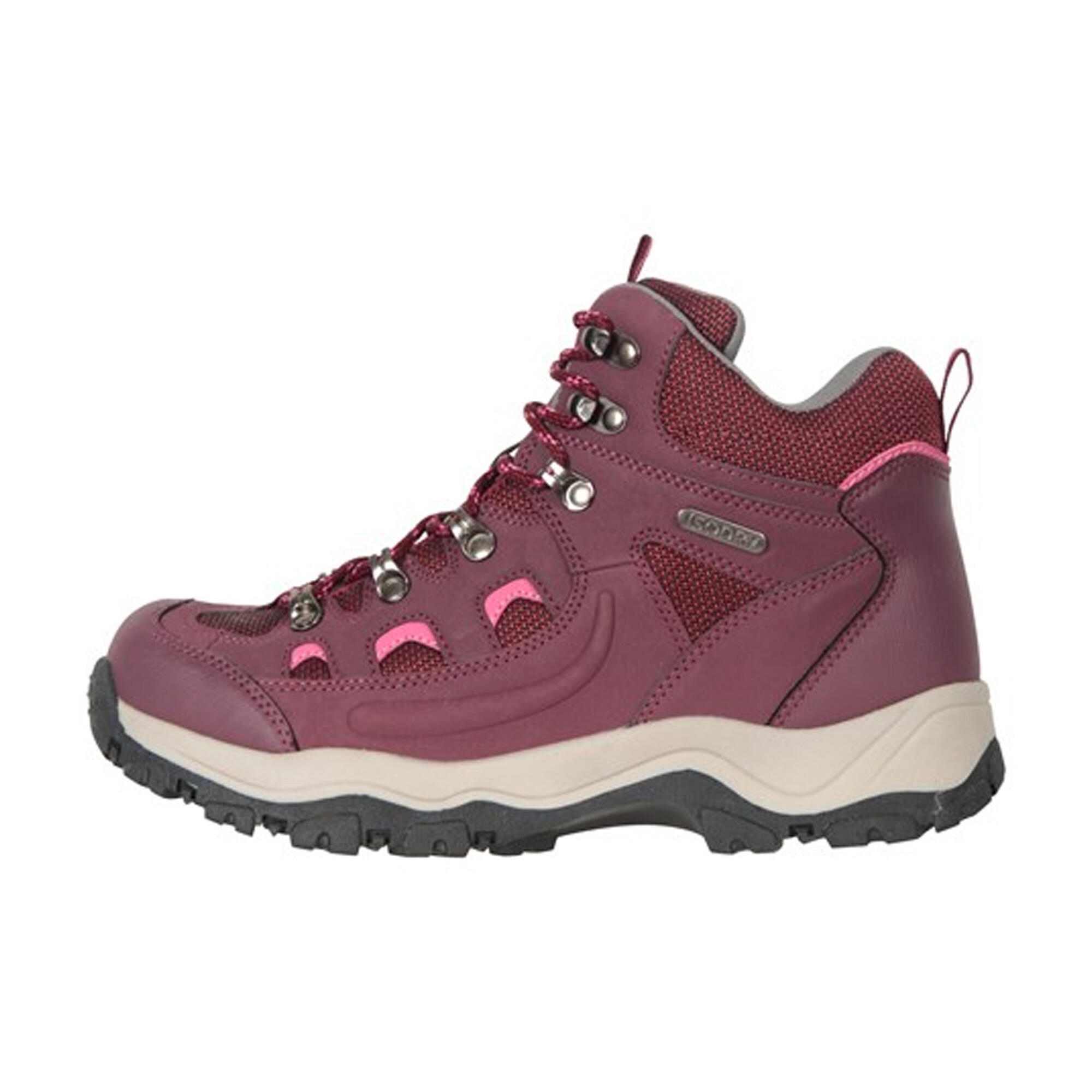 Wanderstiefel "Adventurer" Damen Burgunderrot 3/4